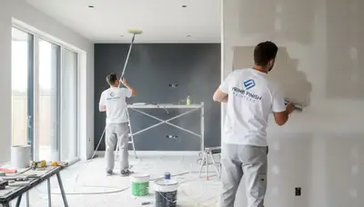 Professional drywall repair and wall patching by house painters in Durham, NC