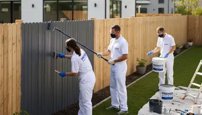 Professional fence painting in Durham NC with weather-resistant finishes for lasting curb appeal