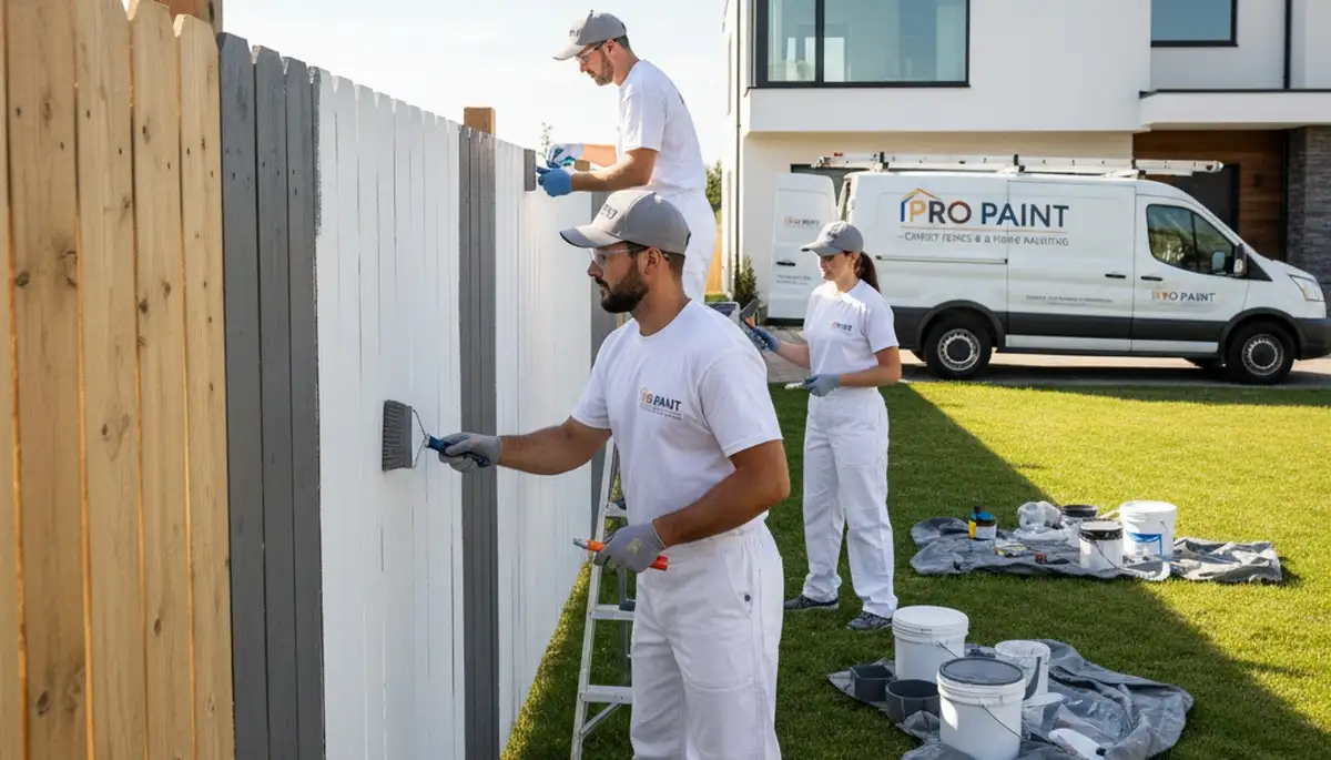 Professional fence painting in Durham NC with durable, weather-resistant exterior finishes