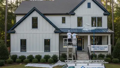 Professional house painting service in Durham, NC for residential interior and exterior painting