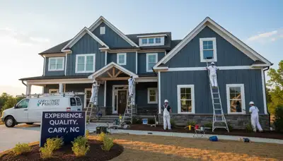 Professional house painters serving Durham, NC with exterior and interior painting services