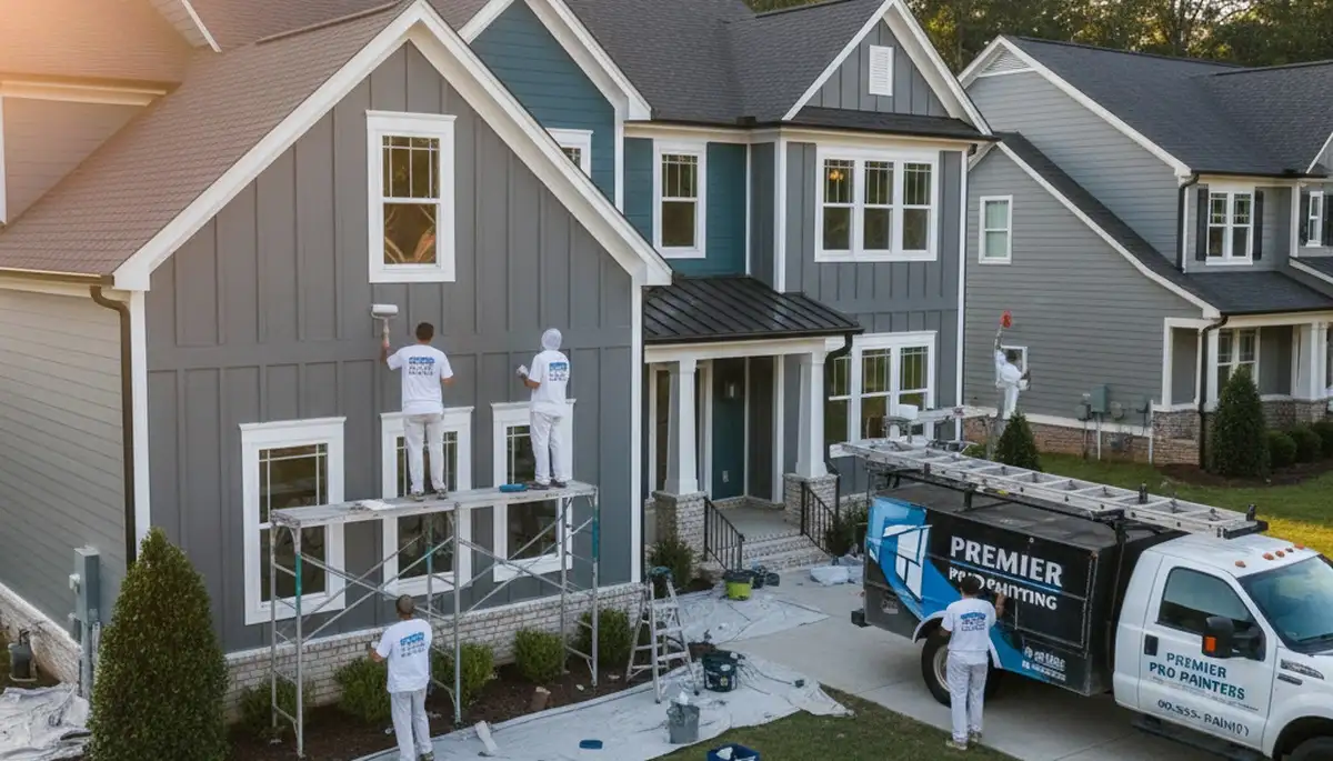 Professional house painters in Durham, NC providing exterior painting services