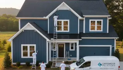 Professional house painters in Durham NC providing expert residential exterior painting services