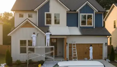 Professional house painters in Durham NC providing expert residential exterior painting services