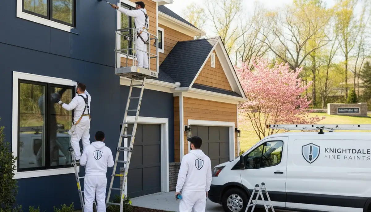 Professional house painters in Durham NC providing expert residential exterior painting services