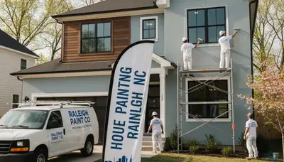 Professional house painters serving Durham, NC for interior and exterior painting projects