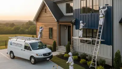 House painters serving Durham, NC with professional interior and exterior painting services