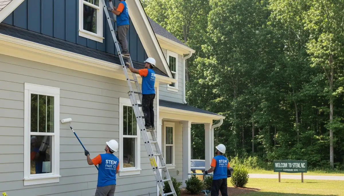 Professional house painters serving Durham, NC with expert interior and exterior painting services