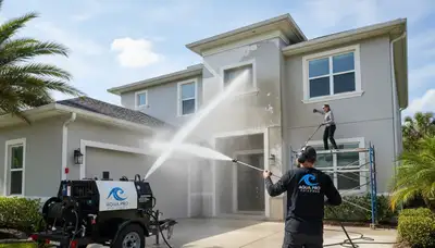 Professional pressure cleaning for home exterior surfaces in Durham, NC by expert painters